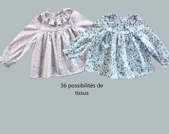 Liberty baby blouse , 36 fabric possibilities