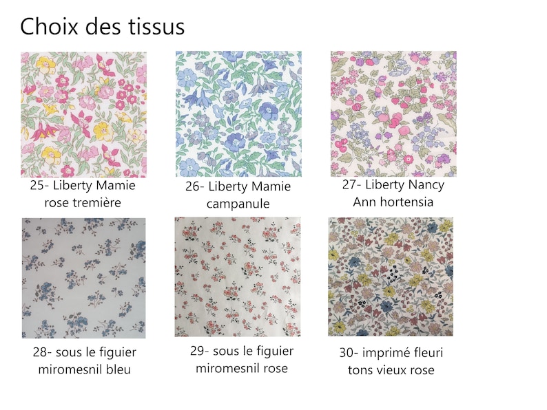 Puede incluir: Una selecci&oacute;n de seis estampados de tela floral diferentes. Los estampados presentan una variedad de colores y patrones, incluyendo rosa, azul, amarillo y verde. Las telas son todas de algod&oacute;n y son adecuadas para una variedad de proyectos de costura.