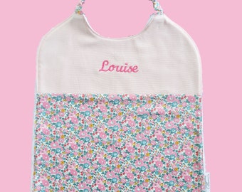 Serviette de cantine personnalisée, serviette école maternelle, serviette élastique à enfiler