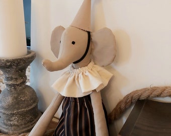 Elephant, 50 cm , Toy, eco toy,  handmade toy, gift,  kids room decoration,