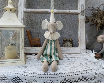 Elefante, giocattolo fatto a mano, arredamento per la casa, decorazione della camera dei bambini, regalo, giocattolo da circo,