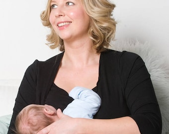 Breastfeeding V Neck Top Esmé Nursing Top Nursingwear