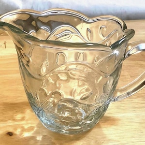 Princess House Creamer Fantasia Pattern Stands 3.5” Tall.