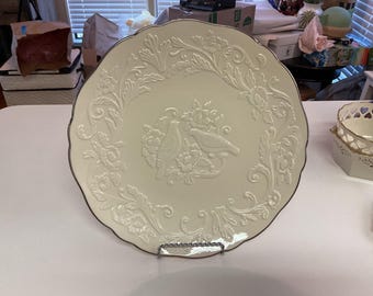 Lenox China Anniversary Plate.  In Honor of This Special Anniversary. Beautiful Plate for a Special Anniversary No date on it  13 In