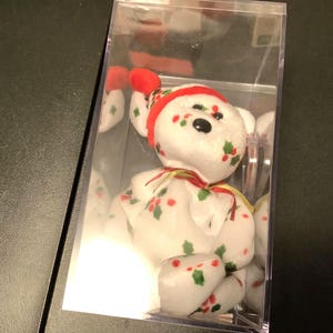 Ty Beanie Baby Holiday Teddy Bear 1998 - Pristine Condition