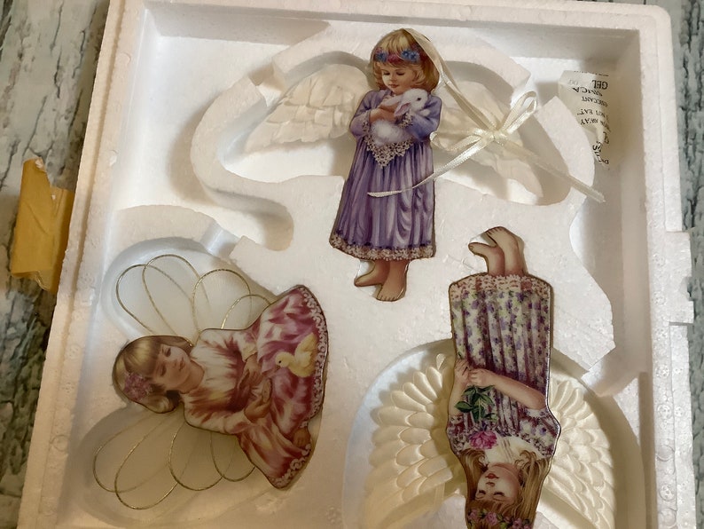 4th set of Heavens Little Angels collection by Bradford Exchange. With Certificate of Authenticity image 1