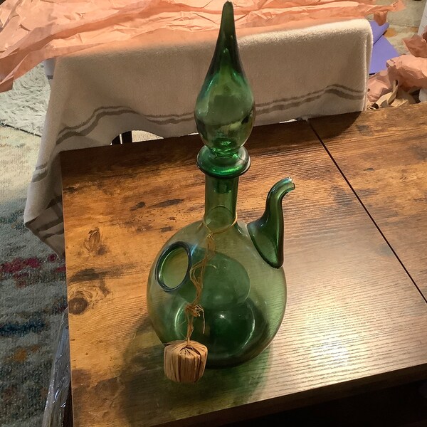 Antique Wine Decanter Etsy