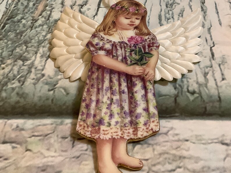 4th set of Heavens Little Angels collection by Bradford Exchange. With Certificate of Authenticity image 2