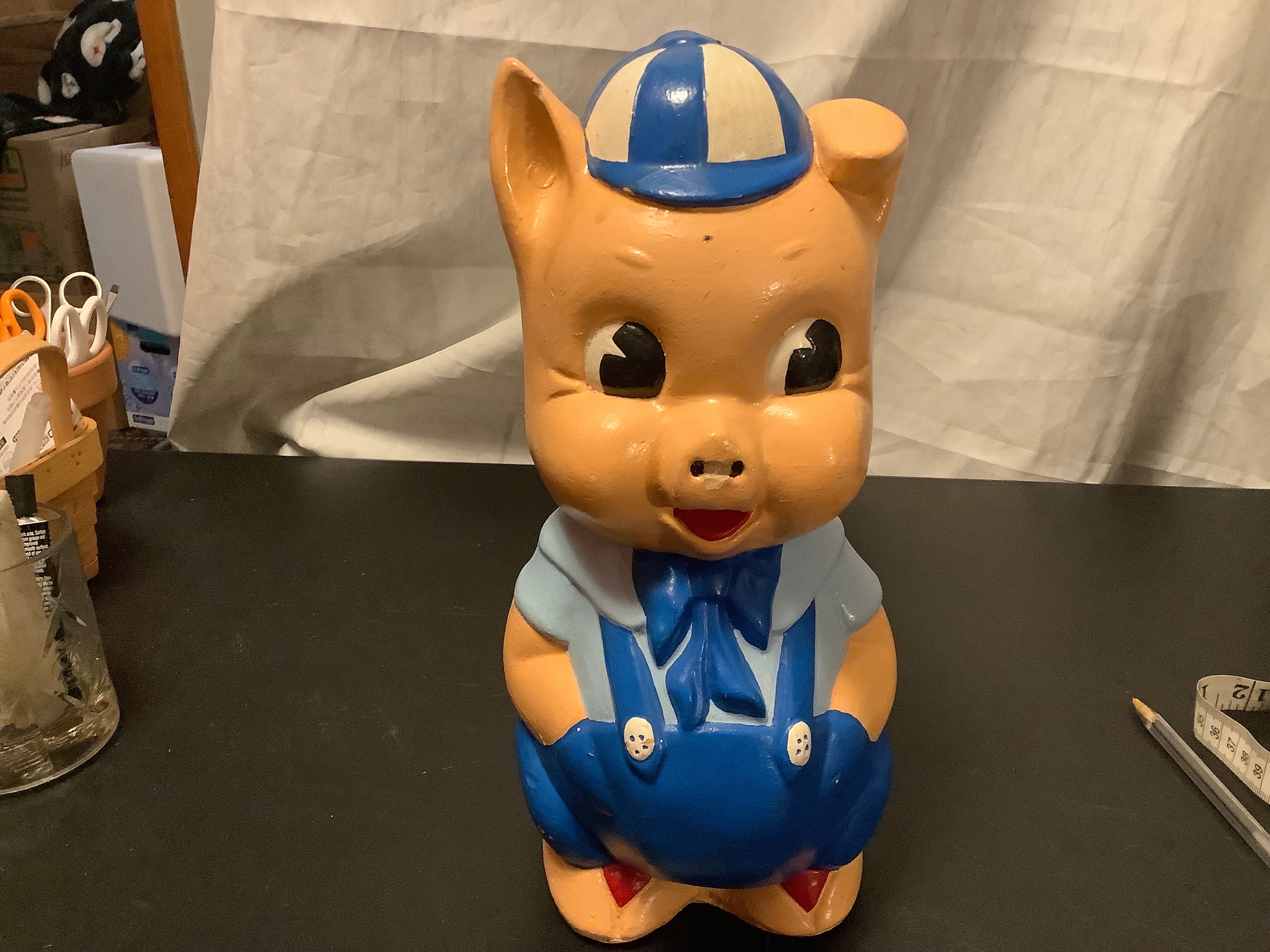 rhode チークpiggy Piggy Bank Tennessee State Pink Oink Snout Pig Figurine
