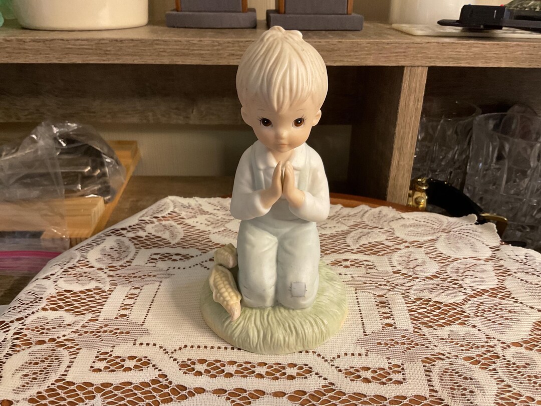 Vintage 1982 Lefton Christopher Collection Porcelain Figure of a Boy ...