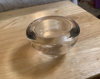 Orrefors Scandinavian Thick walled Bowl