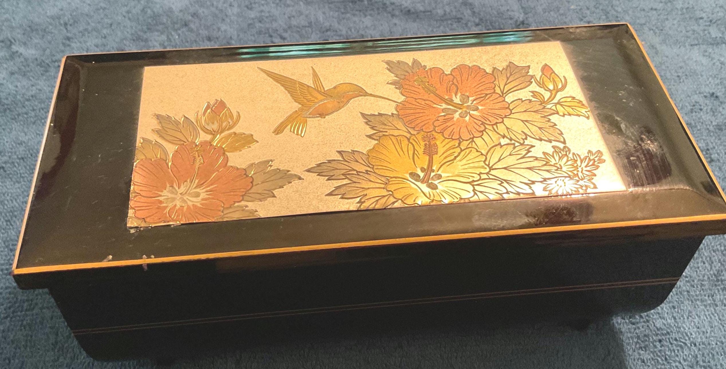 Chokin Jewelry Box - Etsy Chokin Jewelry Box - Etsy