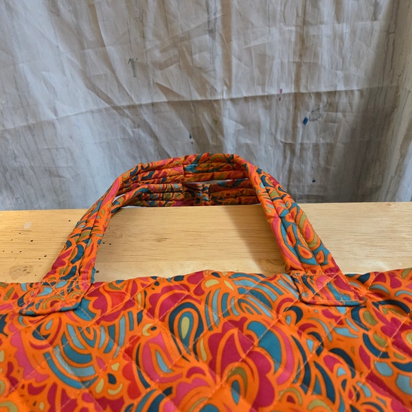 Vintage Colorful Large Overnight Bag