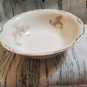 Georges Bros Rainier Pattern Bowl trimmed in gold