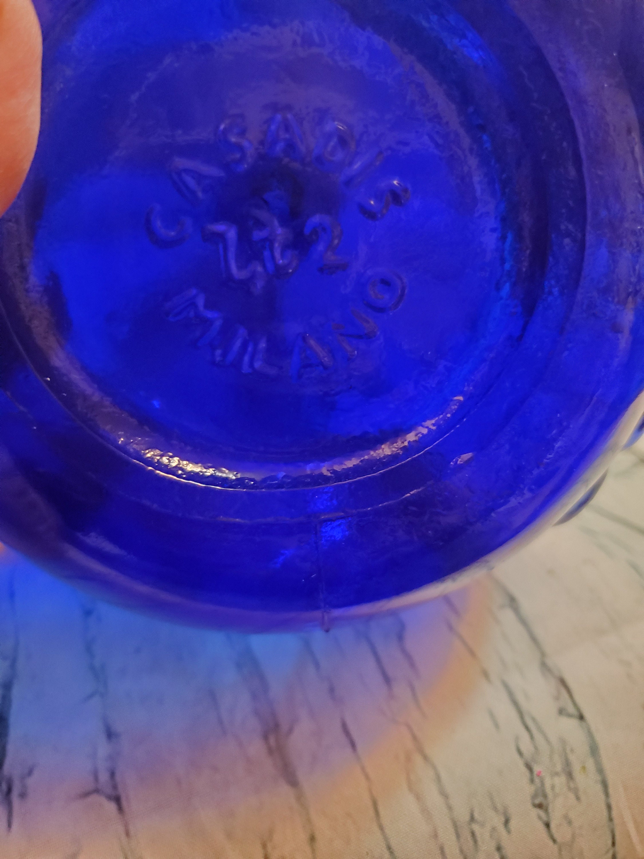 Casadis Milano Cobalt Jus De Fruits Fruit Juice Jug Etsy