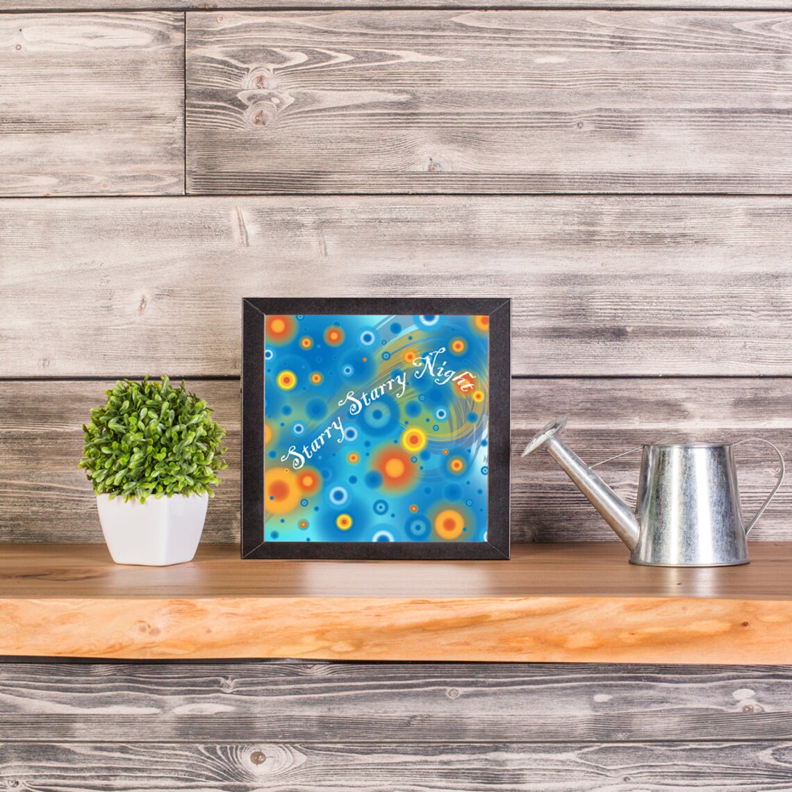 Starry Night, Printable Wall Art, Printable Home Décor, Digital ...