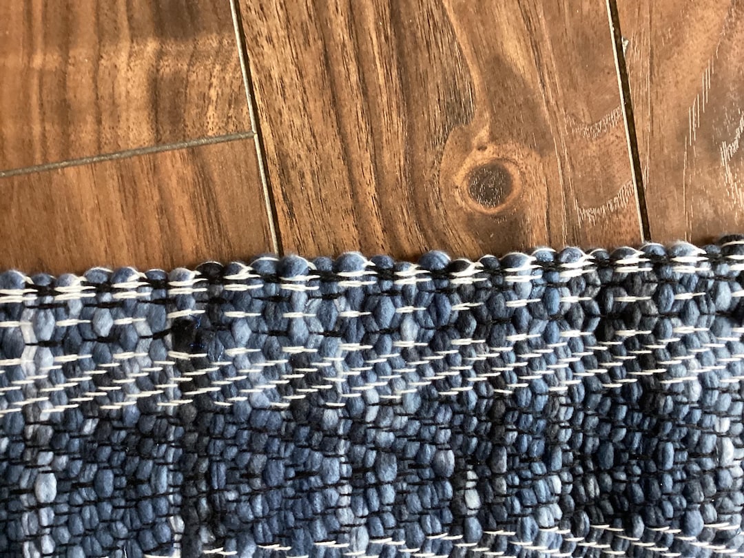 Velvet Rag Rug Hand Woven Rag Rug - Etsy