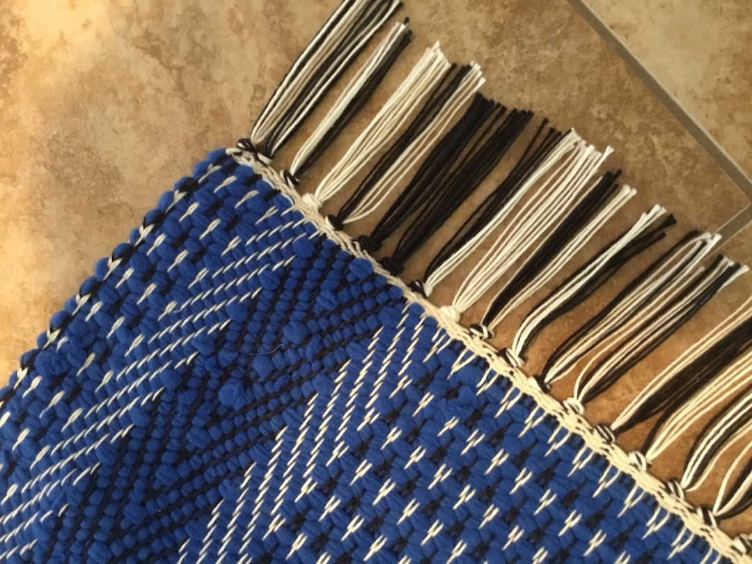 Woven Rag Rug - Etsy