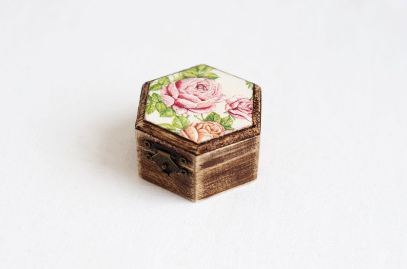 Geometric Ring Bearer Customized Ring Holder Boho Ring Box Wedding Ring Box Rustic Ring Box Personalized Rustic Ring Box Wooden Box