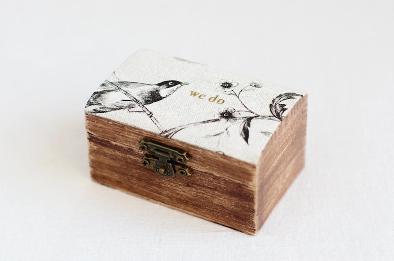 Engagement Ring Box Wooden Ring Box Rustic Wedding Ring Box WE DO Ring Bearer Box Ring Box Wedding Ring Box Ring Holder