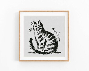 吸血鬼の子猫：水彩画による黒猫のファインアートプリント - Etsy 日本