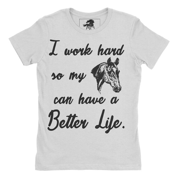 funny horse t shirts