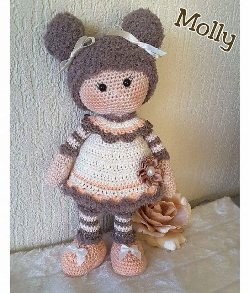 Amigurumi Crochet Pattern Molly Crochet Doll Pattern Etsy UK