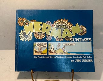 Herman Sundays by Jim Unger - Vintage Comic Strip Anthology - 1980s