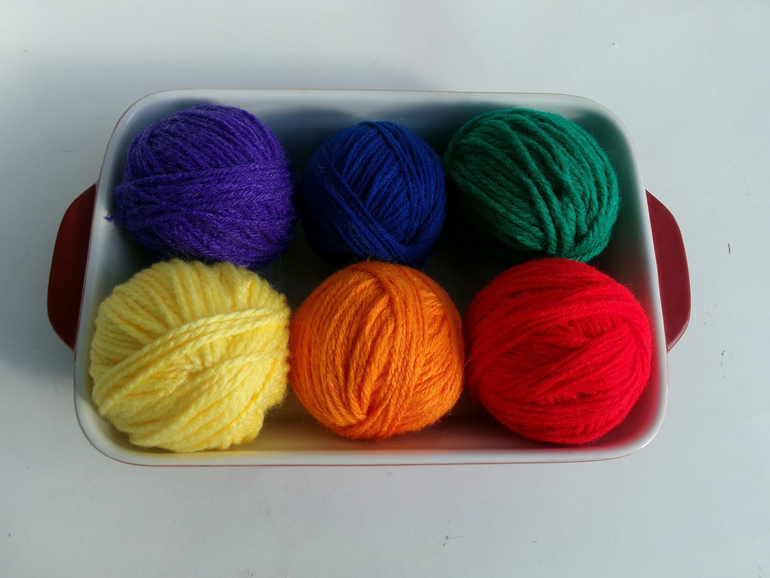 LUCKY DIP BAG, Dk and New Plat Dk, Hand Dyed Yarn, Assorted Colours, 5 X  20g Skeins, Yarn Bundles, Scrap Yarns, Mystery Yarn 