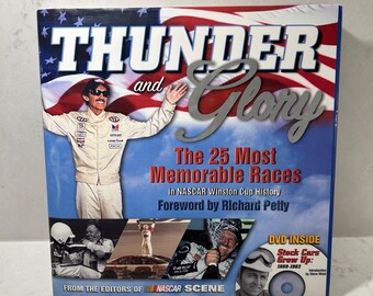 Thunder and Glory: The 25 Most Memorable Races in NASCAR History (Hardcover and DVD)
