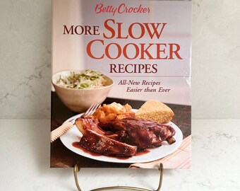 Betty Crocker More Slow Cooker Recipes Cookbook, Crock Pot Easy Dinner Ideas