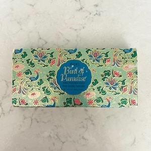 1960s Avon Bird of Paradise Soap in Original Box, Cottagecore Decor, Vintage Avon Soap, Bird of Paradise Perfumed, Retro Bathroom Decor Gift