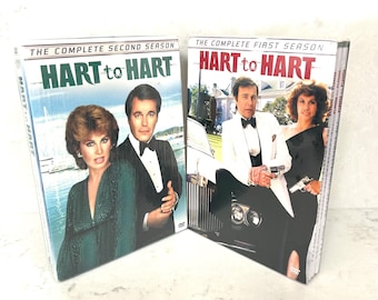 NEW Hart to Hart DVDs Season 1 and 2 The Complete First Season and The Complete Second Season NEW Factory Sealed 1980s Television Series DVD