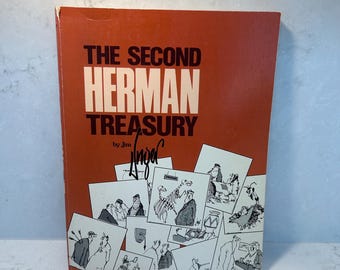 The Second Herman Treasury, Vintage Cartoon Book by Jim Unger