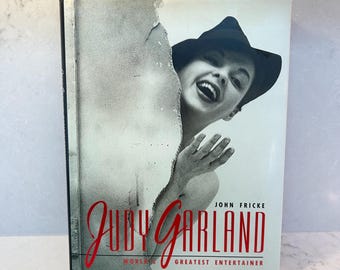 Vintage Judy Garland: World’s Greatest Entertainer Hardcover by John Fricke, Rare Pictorial Biography, Henry Holt First Edition