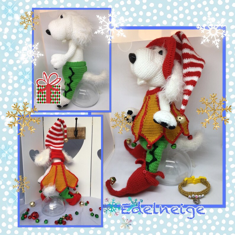 Tutorial PDF amigurumi crochet Pixie Yoshe clothing