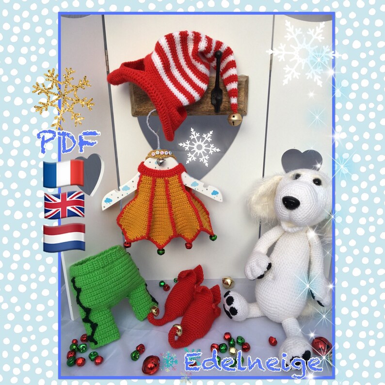 Tutorial PDF amigurumi crochet Pixie Yoshe clothing