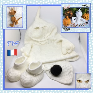 Tutorial PDF amigurumi crochet Pixie Yoshe clothing