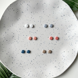 Beach Tiny Stud | Beach | Summer | Handmade Gifts | Hypoallergenic | Lightweight | Clay Earrings | Kalico Citten Designs