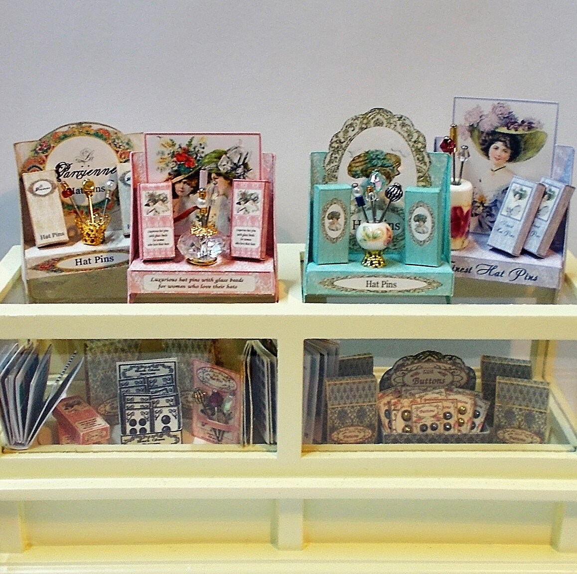 Dollhouse Hat Pin Display Stand Miniature 1/12th Etsy