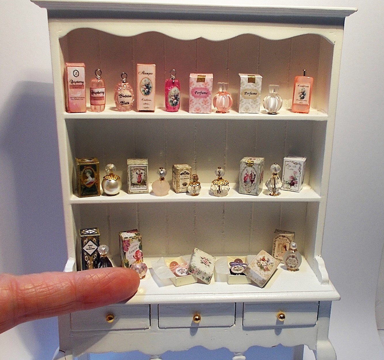 Dollhouse Perfume Bottle & Box Vintage Style 112 Miniature Etsy UK