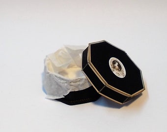 Dollhouse Victorian Mourning hat box 1/12th miniature