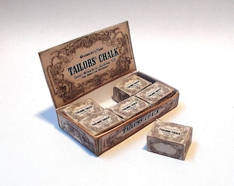 Dollhouse Tailors Chalk Display-sewing/haberdashery shop 1/12th