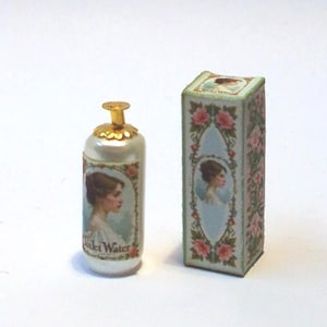 Dollhouse perfume bottle and box 1/12th miniature &quot;Evangeline&quot; No3