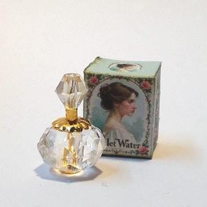 Dollhouse perfume bottle and box 1/12th miniature &quot;Evangeline&quot; No2