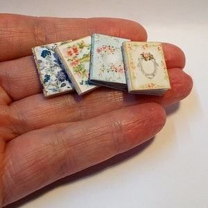 Dollhouse shabby chic Album/Notebook Miniature 1/12th