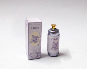 Dollhouse "Miss Brianna" Cream Bottle & Box 1:12 Miniature