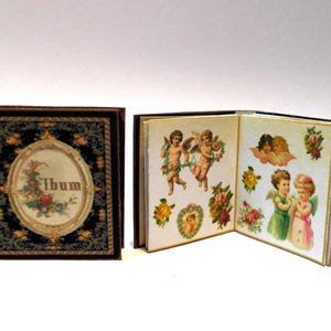 Dollhouse Scrap Album Book 1/12th miniature Victorian style