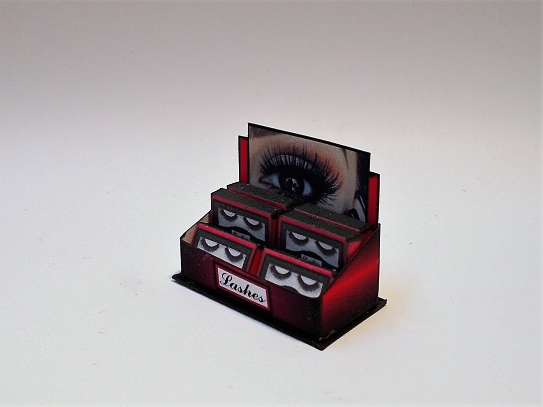Dollhouse Eye Lashes Display Stand Miniature 1/12th Etsy