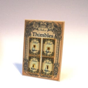 Puppenhaus Fingerhut Miniatur Kurzwaren 1/12